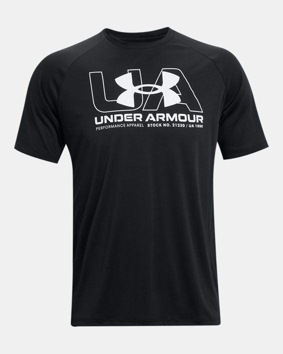 Men's UA Velocity 21230 T-Shirt, Black, pdpMainDesktop image number 4